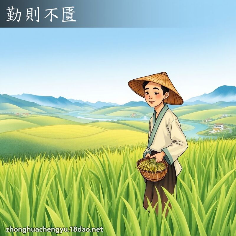 勤則不匱 配图