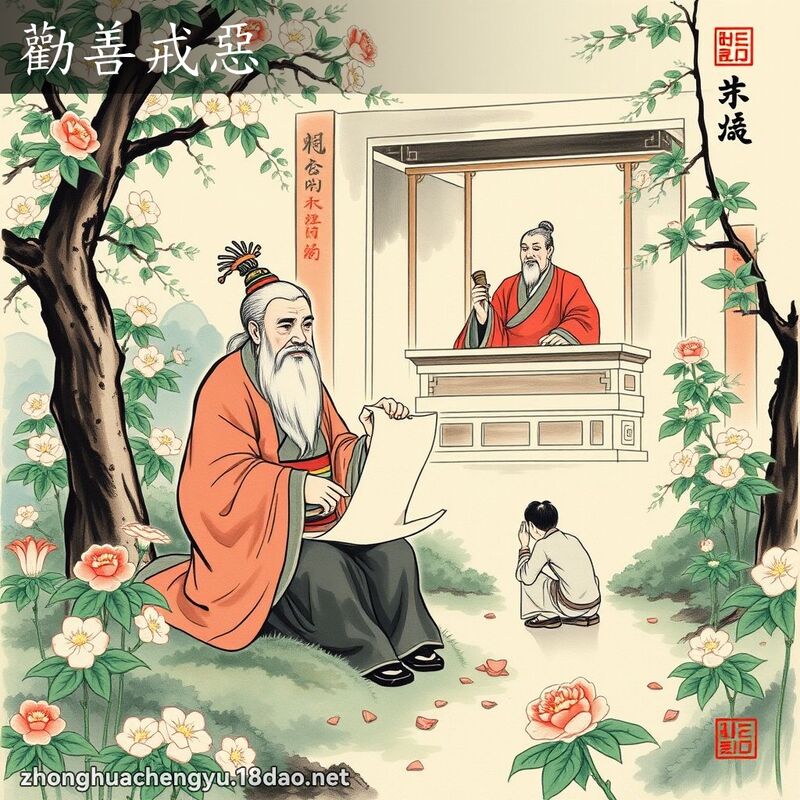 勸善戒惡 配图