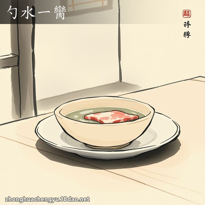 勺水一臠 配图