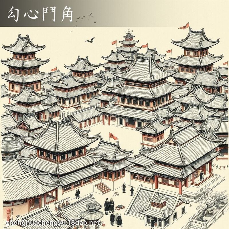 勾心鬥角 配图