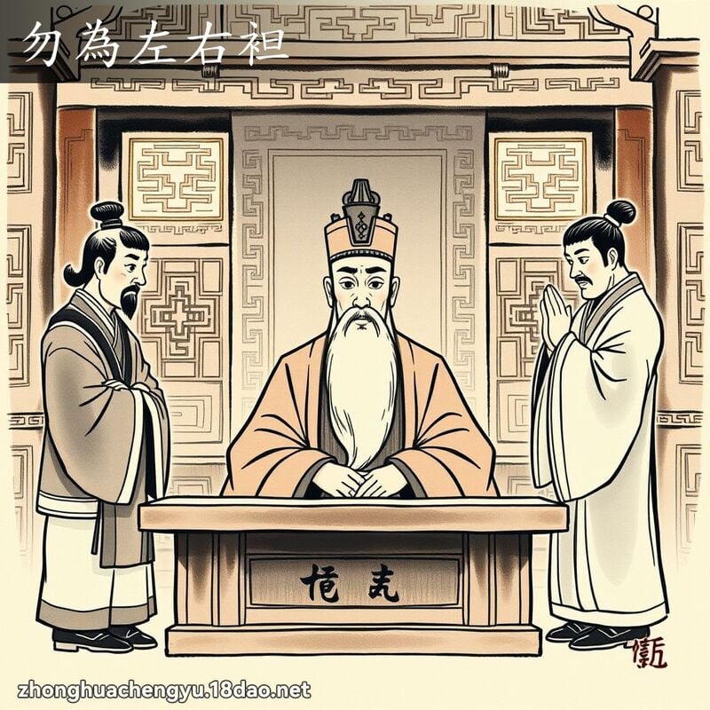 勿為左右袒 配图