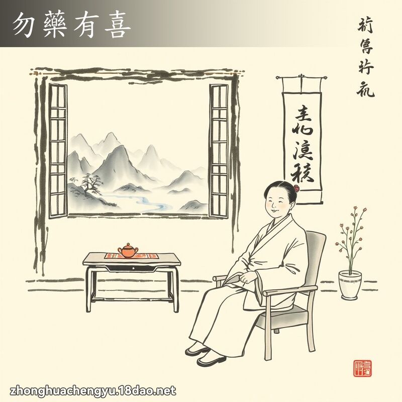 勿藥有喜 配图