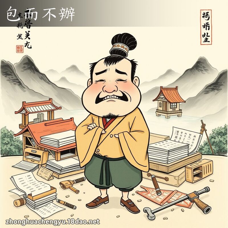 包而不辦 配图
