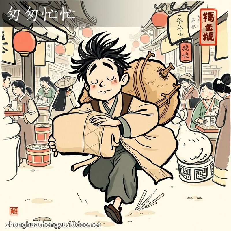 匆匆忙忙 配图