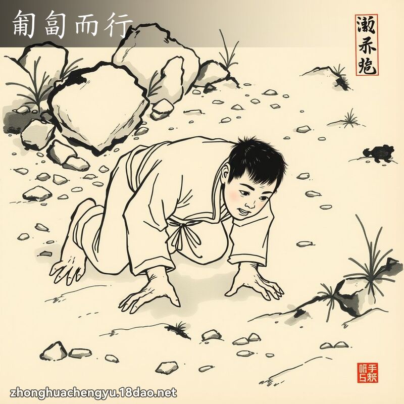 匍匐而行 配图