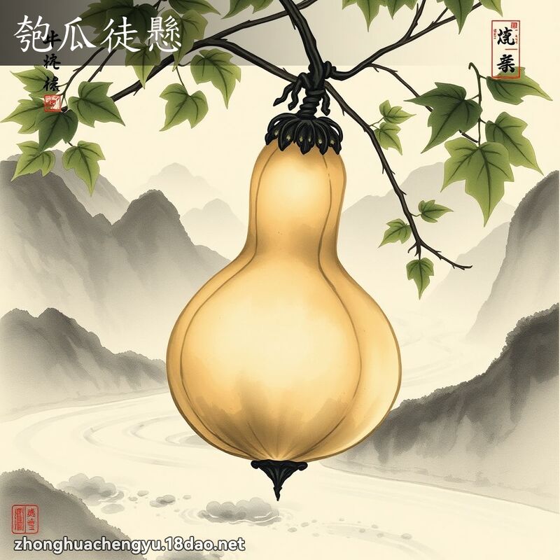 匏瓜徒懸 配图