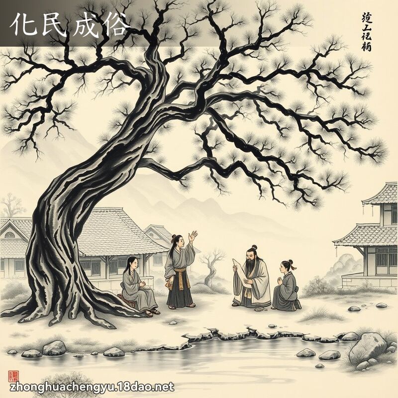 化民成俗 - 中華成語配圖