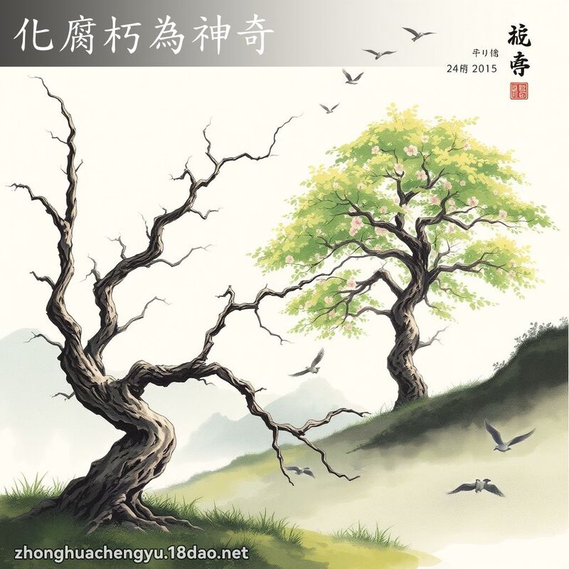 化腐朽為神奇 - 中華成語配圖