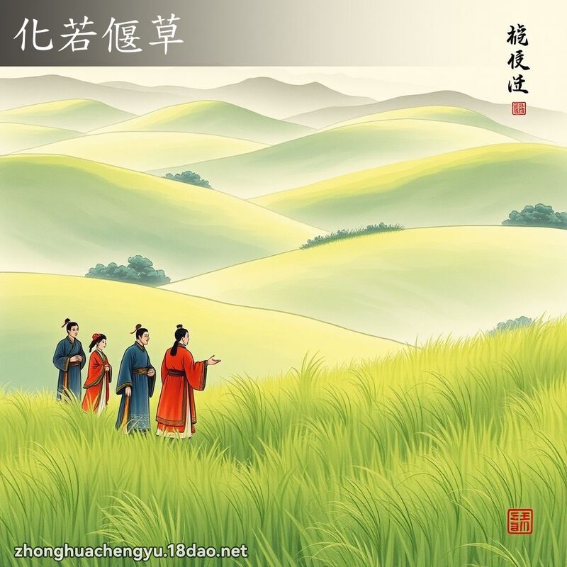 化若偃草 配图