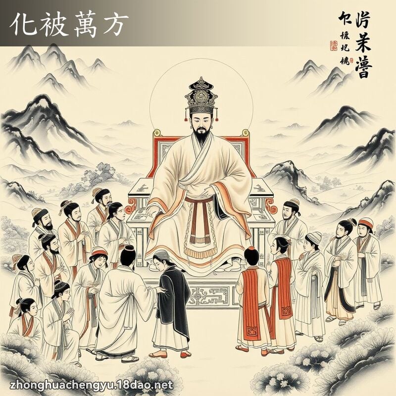 化被萬方 - 中華成語配圖