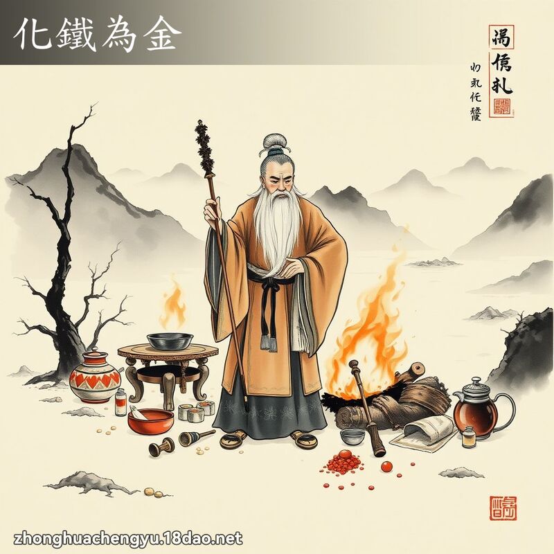 化鐵為金 - 中華成語配圖