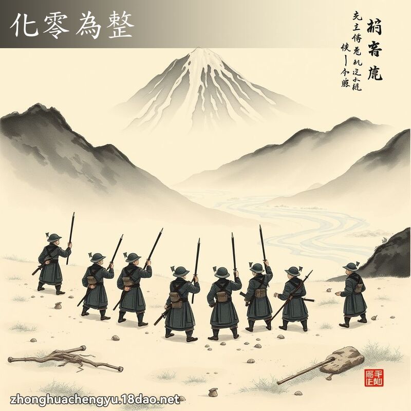 化零為整 - 中華成語配圖