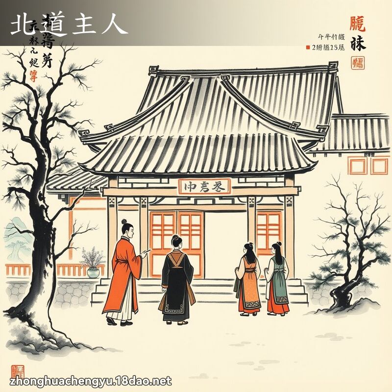 北道主人 配图