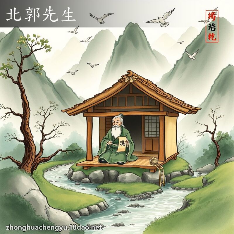 北郭先生 - 中華成語配圖