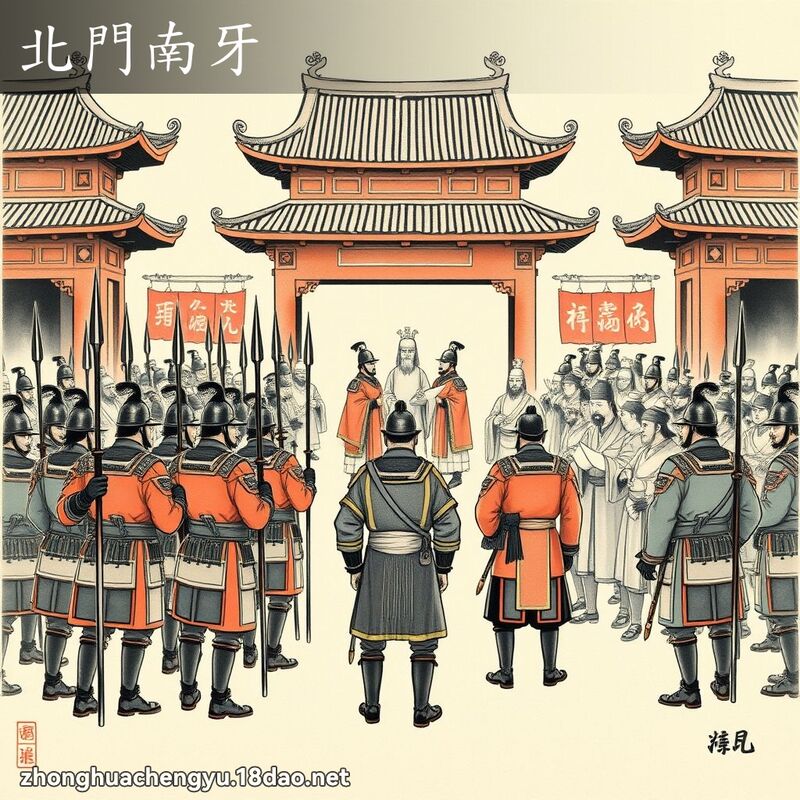 北門南牙 配图