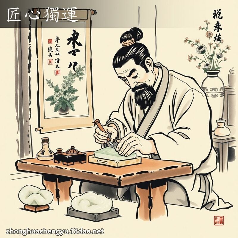 匠心独运 - 中华成语配图