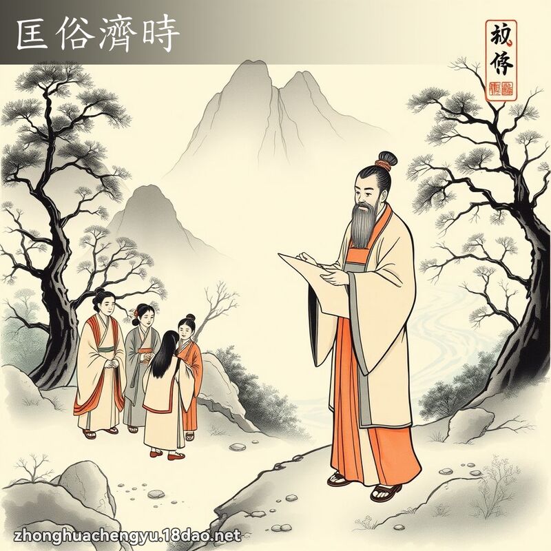 匡俗濟時 - 中華成語配圖