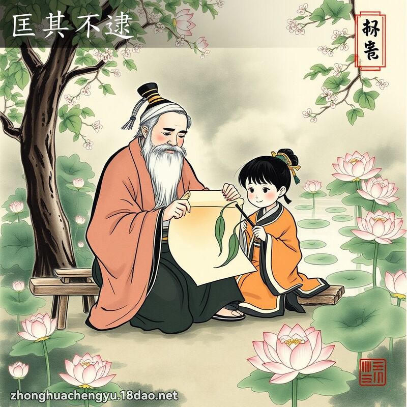 匡其不逮 - 中华成语配图