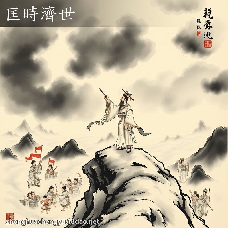 匡時濟世 - 中華成語配圖