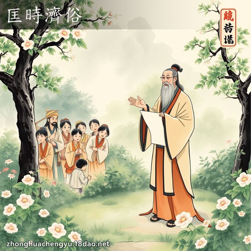 匡时济俗 - 中华成语配图