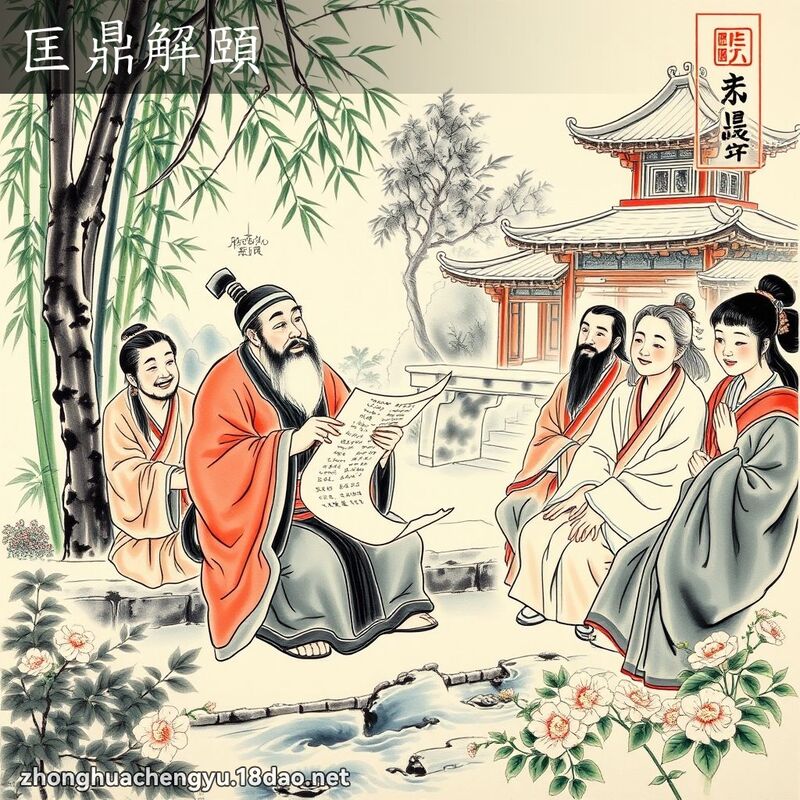 匡鼎解頤 配图