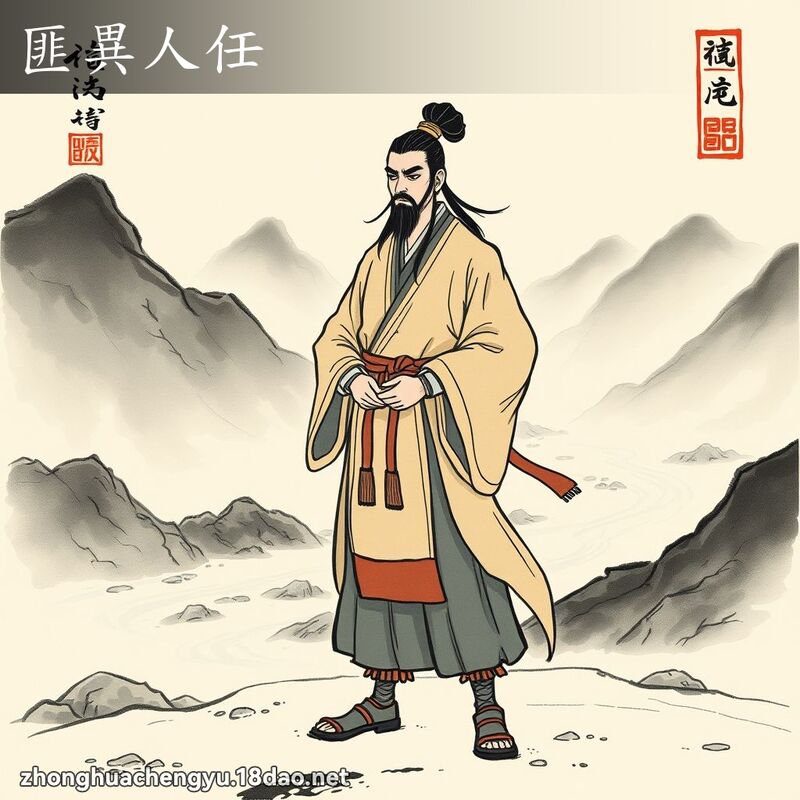 匪異人任 - 中華成語配圖