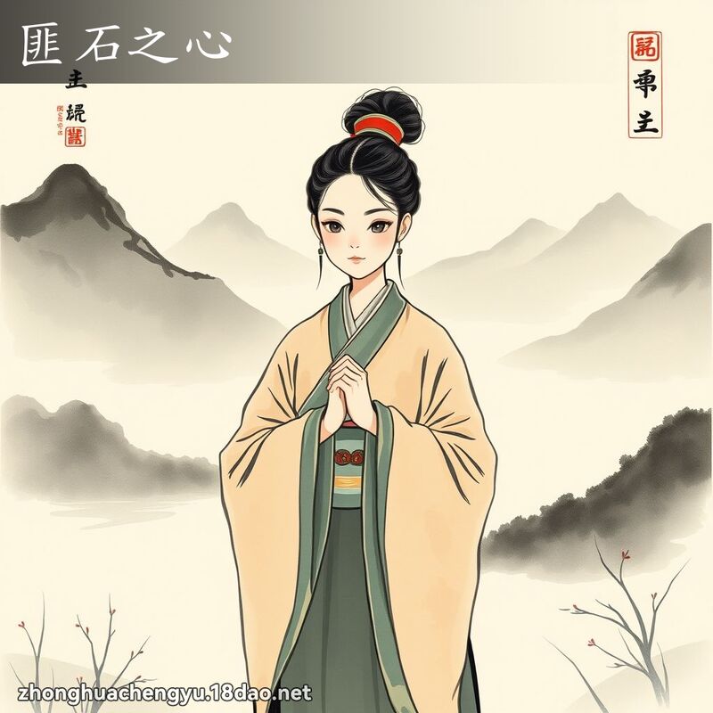 匪石之心 - 中華成語配圖