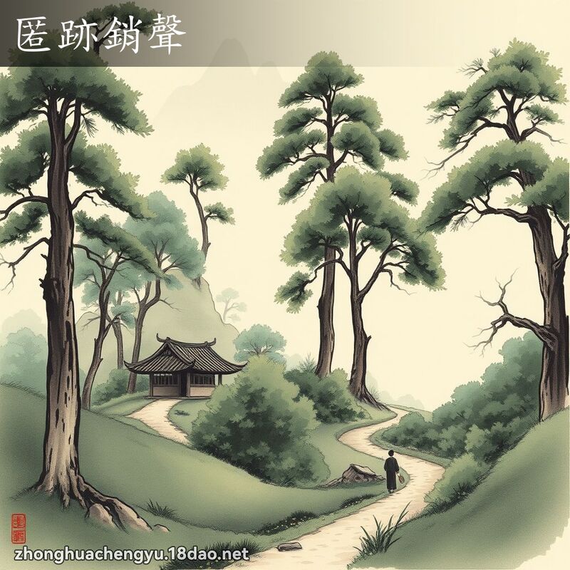 匿跡銷聲 配图