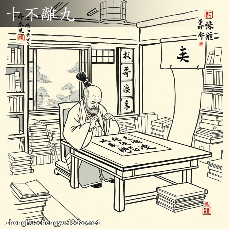 十不離九 配图
