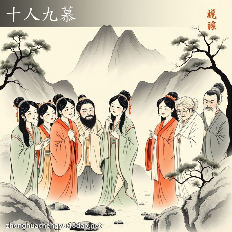 十人九慕 配图