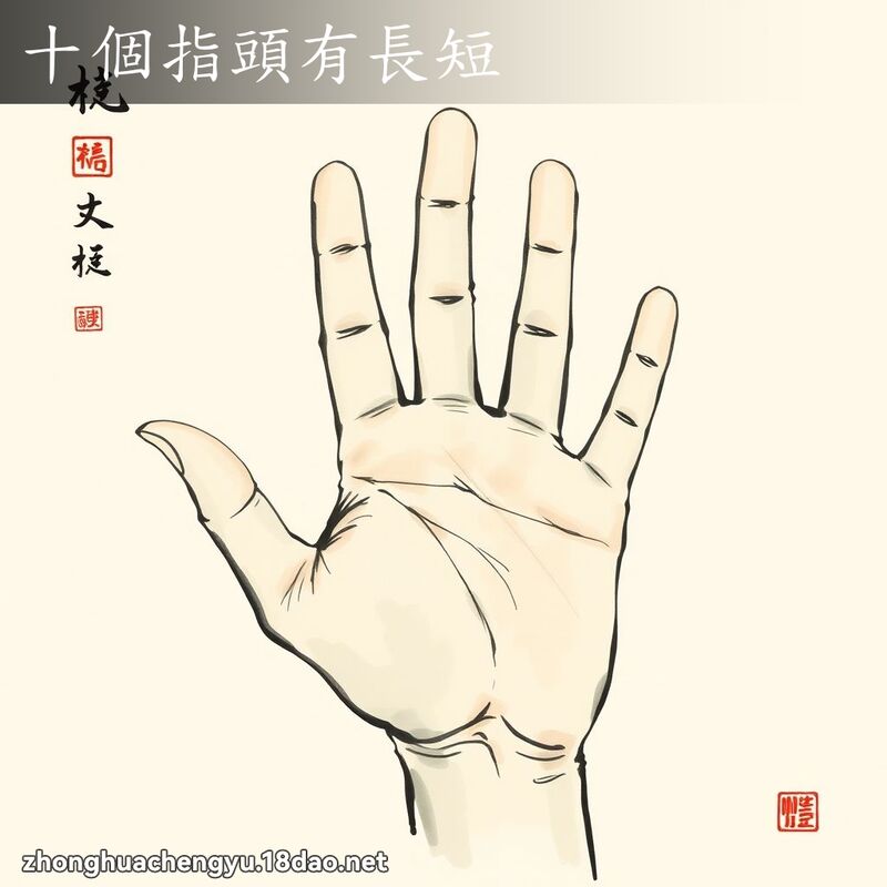 十個指頭有長短 配图