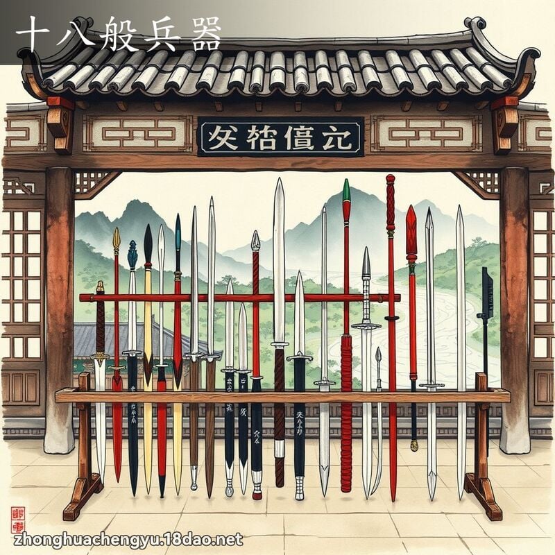 十八般兵器 配图