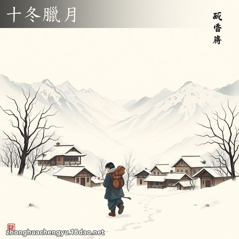 十冬臘月 配图