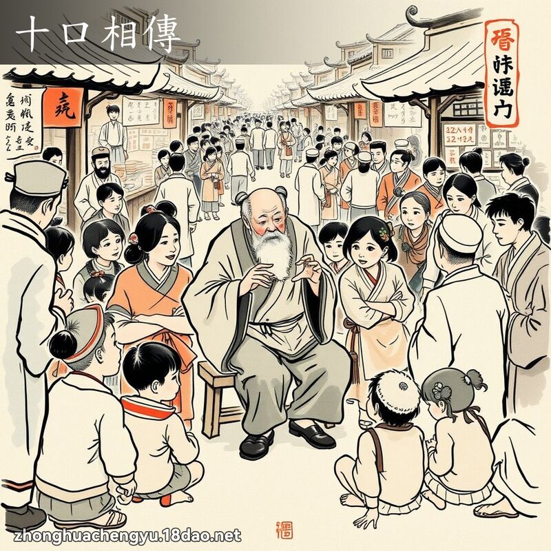 十口相傳 配图