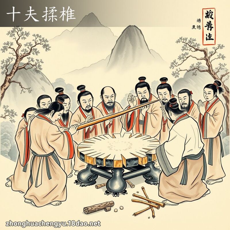 十夫揉椎 配图