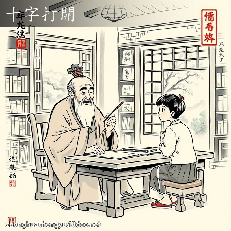 十字打開 配图