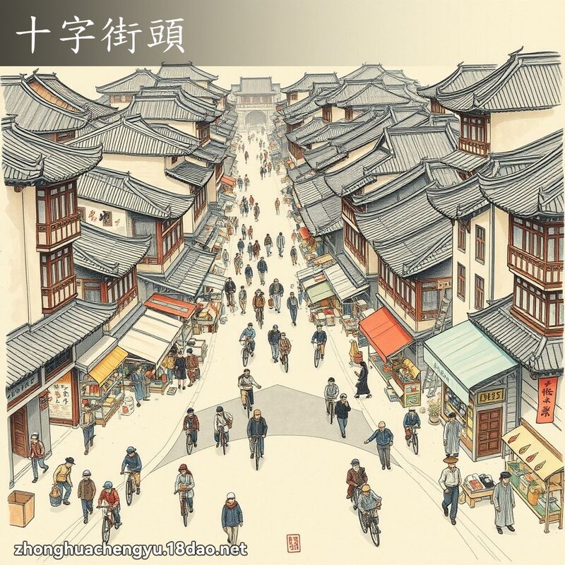 十字街頭 配图