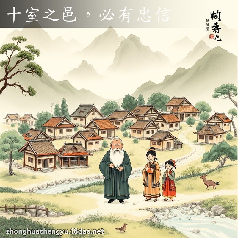 十室之邑,必有忠信 配图
