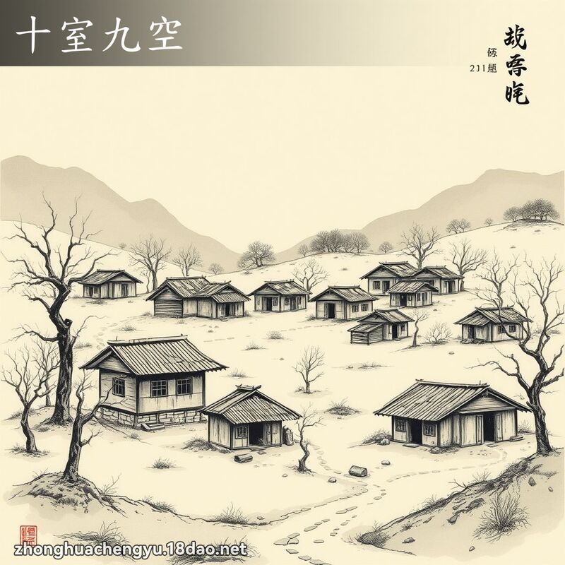 十室九空 配图