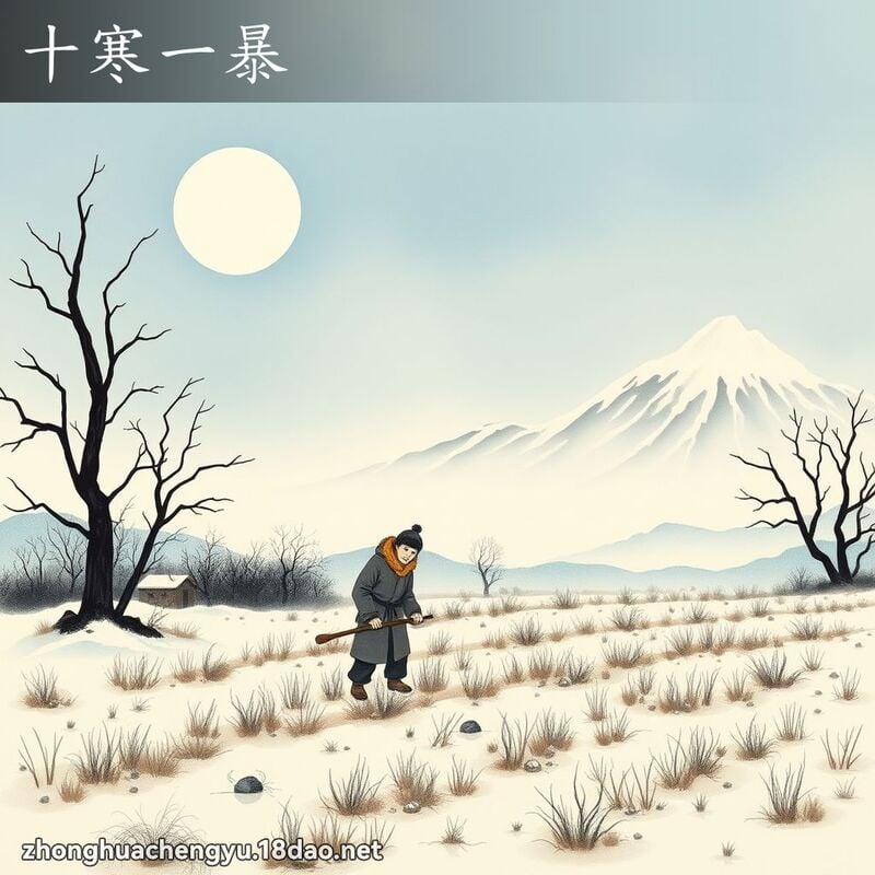 十寒一暴 配图