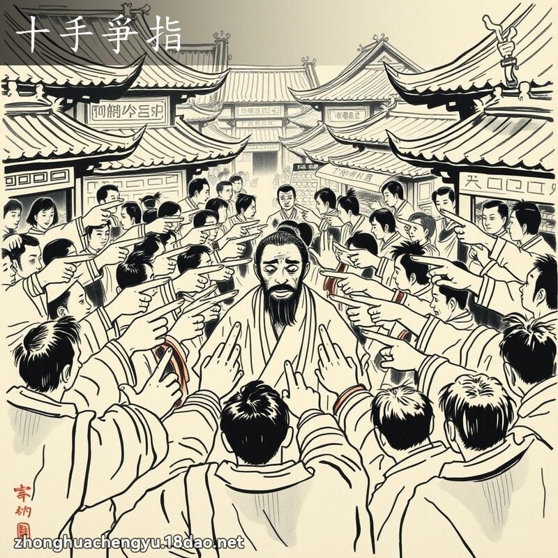 十手爭指 配图