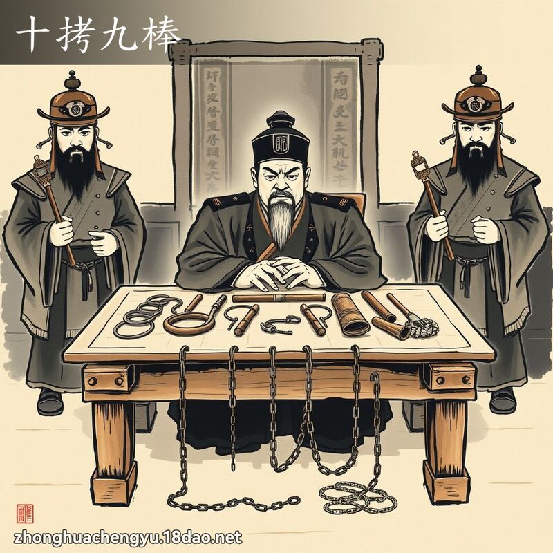 十拷九棒 配图