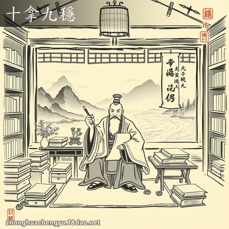 十拿九穩 配图