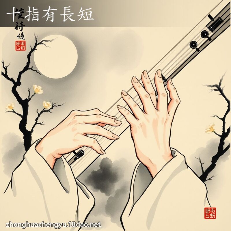 十指有長短 配图