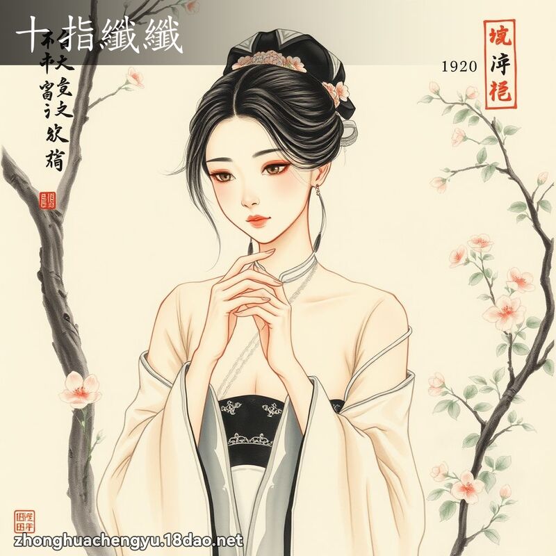 十指纖纖 配图