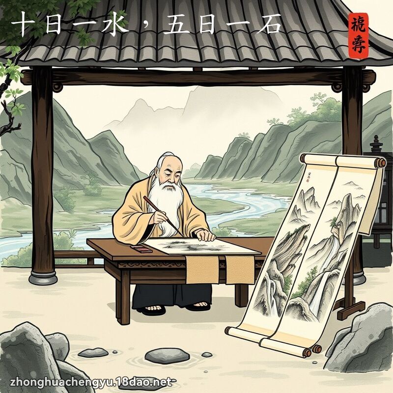 十日一水,五日一石 配图