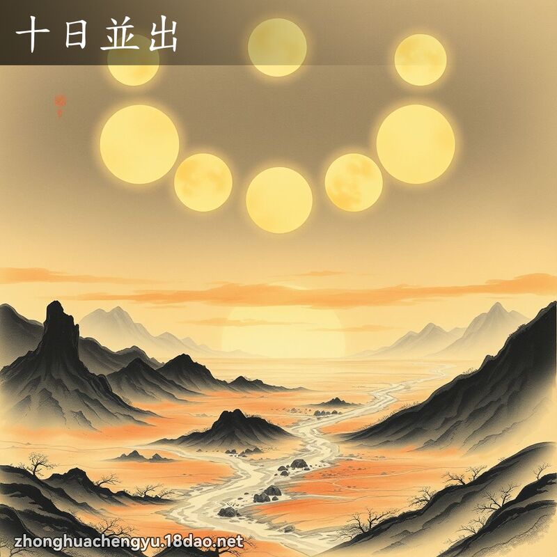 十日並出 配图
