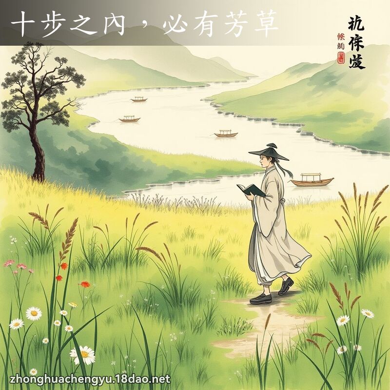 十步之內,必有芳草 配图