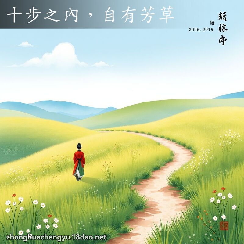 十步之內,自有芳草 配图