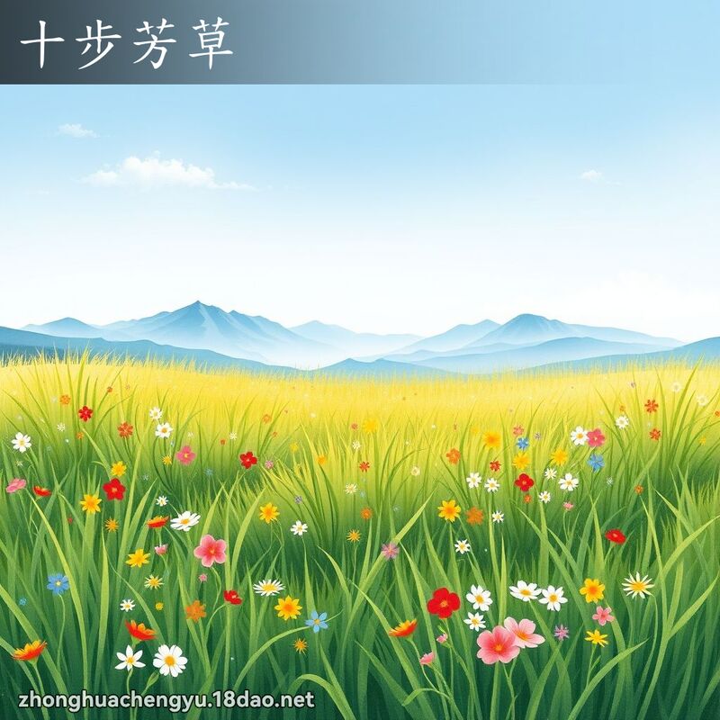 十步芳草 配图